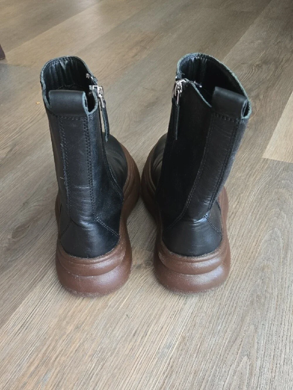 Zara Platform Chelsea Boots